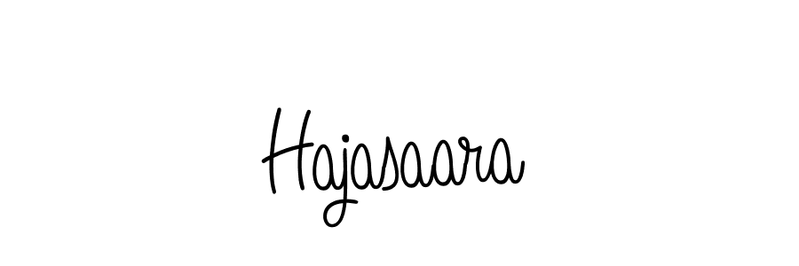 You should practise on your own different ways (Angelique-Rose-font-FFP) to write your name (Hajasaara) in signature. don't let someone else do it for you. Hajasaara signature style 5 images and pictures png