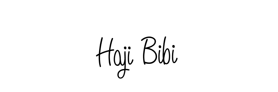 Create a beautiful signature design for name Haji Bibi. With this signature (Angelique-Rose-font-FFP) fonts, you can make a handwritten signature for free. Haji Bibi signature style 5 images and pictures png