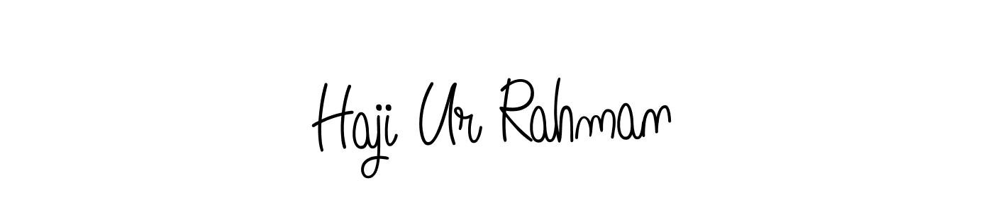 Also we have Haji Ur Rahman name is the best signature style. Create professional handwritten signature collection using Angelique-Rose-font-FFP autograph style. Haji Ur Rahman signature style 5 images and pictures png