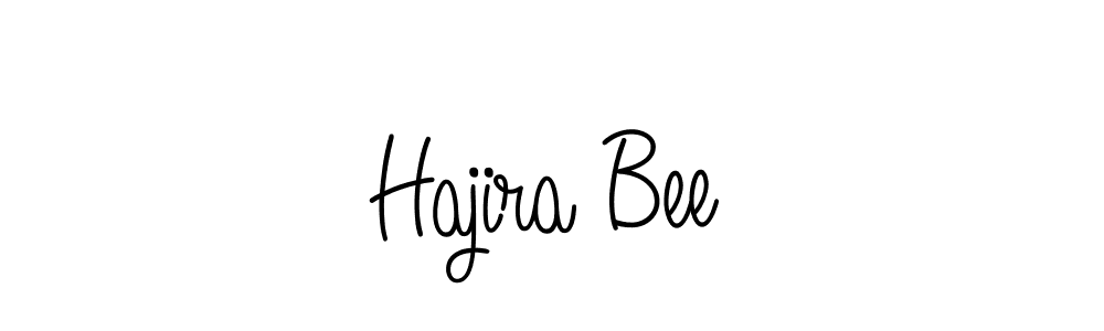 Also we have Hajira Bee name is the best signature style. Create professional handwritten signature collection using Angelique-Rose-font-FFP autograph style. Hajira Bee signature style 5 images and pictures png