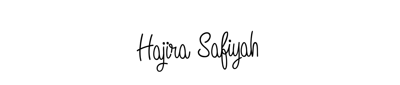 Once you've used our free online signature maker to create your best signature Angelique-Rose-font-FFP style, it's time to enjoy all of the benefits that Hajira Safiyah name signing documents. Hajira Safiyah signature style 5 images and pictures png