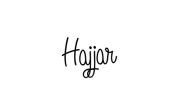 Design your own signature with our free online signature maker. With this signature software, you can create a handwritten (Angelique-Rose-font-FFP) signature for name Hajjar. Hajjar signature style 5 images and pictures png