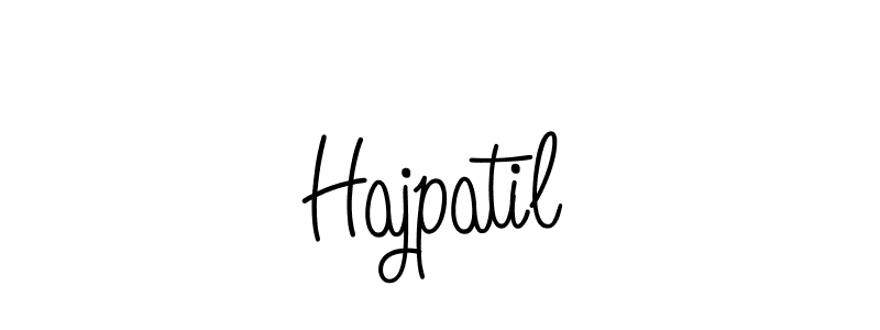 The best way (Angelique-Rose-font-FFP) to make a short signature is to pick only two or three words in your name. The name Hajpatil include a total of six letters. For converting this name. Hajpatil signature style 5 images and pictures png