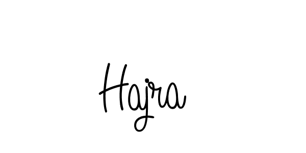 Use a signature maker to create a handwritten signature online. With this signature software, you can design (Angelique-Rose-font-FFP) your own signature for name Hajra . Hajra  signature style 5 images and pictures png