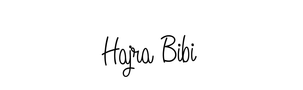 Use a signature maker to create a handwritten signature online. With this signature software, you can design (Angelique-Rose-font-FFP) your own signature for name Hajra Bibi. Hajra Bibi signature style 5 images and pictures png