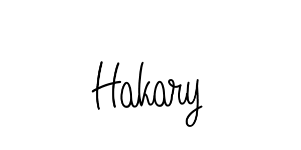 Make a beautiful signature design for name Hakary. With this signature (Angelique-Rose-font-FFP) style, you can create a handwritten signature for free. Hakary signature style 5 images and pictures png