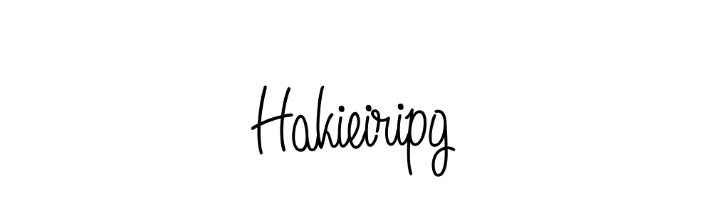 Use a signature maker to create a handwritten signature online. With this signature software, you can design (Angelique-Rose-font-FFP) your own signature for name Hakieiripg. Hakieiripg signature style 5 images and pictures png