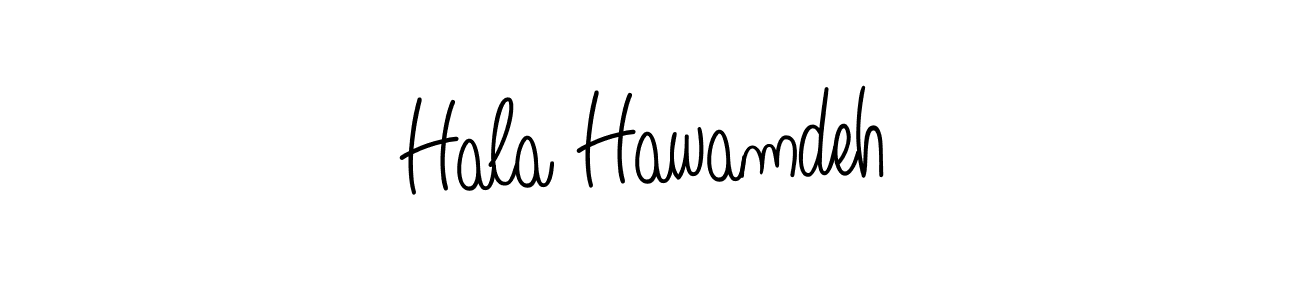 It looks lik you need a new signature style for name Hala Hawamdeh. Design unique handwritten (Angelique-Rose-font-FFP) signature with our free signature maker in just a few clicks. Hala Hawamdeh signature style 5 images and pictures png