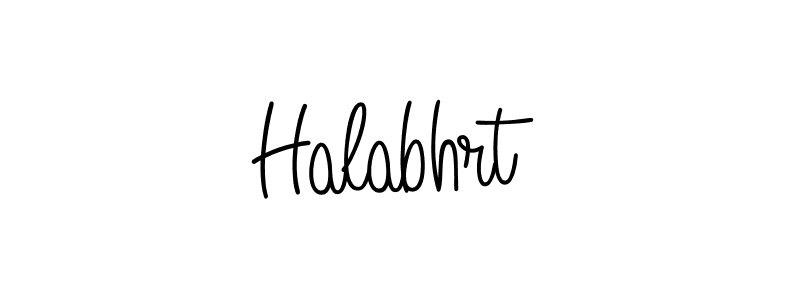 How to Draw Halabhrt signature style? Angelique-Rose-font-FFP is a latest design signature styles for name Halabhrt. Halabhrt signature style 5 images and pictures png