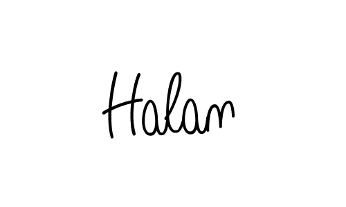 Also we have Halan name is the best signature style. Create professional handwritten signature collection using Angelique-Rose-font-FFP autograph style. Halan signature style 5 images and pictures png