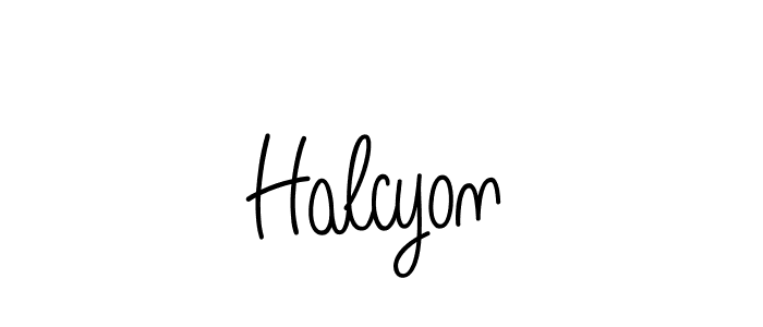 Create a beautiful signature design for name Halcyon. With this signature (Angelique-Rose-font-FFP) fonts, you can make a handwritten signature for free. Halcyon signature style 5 images and pictures png