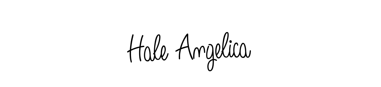 if you are searching for the best signature style for your name Hale Angelica. so please give up your signature search. here we have designed multiple signature styles  using Angelique-Rose-font-FFP. Hale Angelica signature style 5 images and pictures png