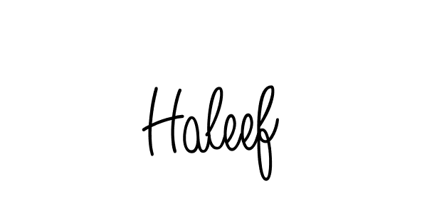 How to make Haleef name signature. Use Angelique-Rose-font-FFP style for creating short signs online. This is the latest handwritten sign. Haleef signature style 5 images and pictures png