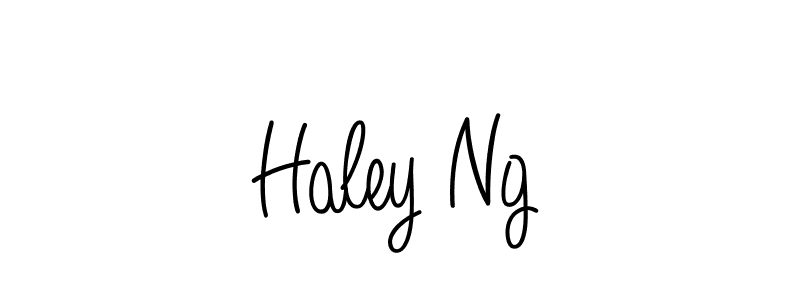 Angelique-Rose-font-FFP is a professional signature style that is perfect for those who want to add a touch of class to their signature. It is also a great choice for those who want to make their signature more unique. Get Haley Ng name to fancy signature for free. Haley Ng signature style 5 images and pictures png