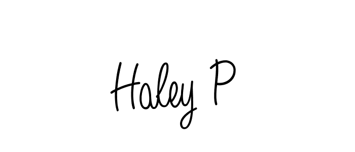 You can use this online signature creator to create a handwritten signature for the name Haley P. This is the best online autograph maker. Haley P signature style 5 images and pictures png