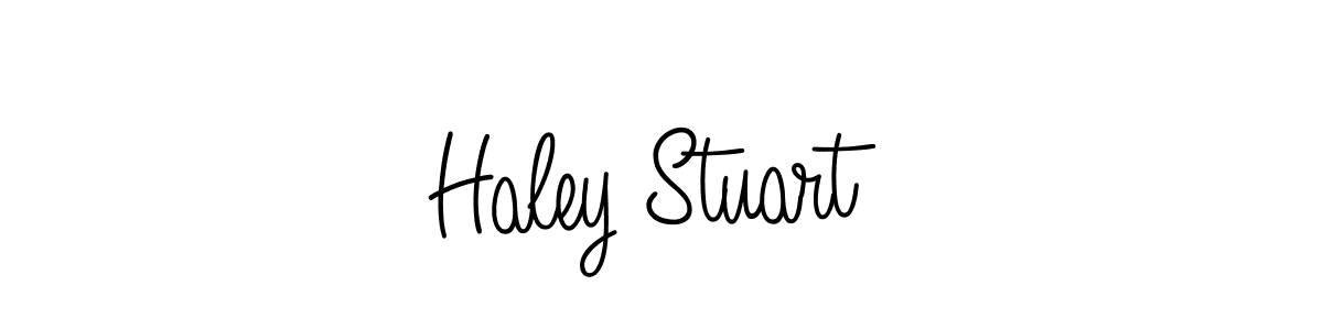 How to make Haley Stuart signature? Angelique-Rose-font-FFP is a professional autograph style. Create handwritten signature for Haley Stuart name. Haley Stuart signature style 5 images and pictures png