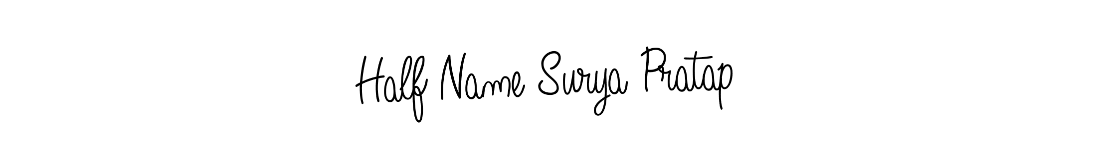 How to make Half Name Surya Pratap signature? Angelique-Rose-font-FFP is a professional autograph style. Create handwritten signature for Half Name Surya Pratap name. Half Name Surya Pratap signature style 5 images and pictures png
