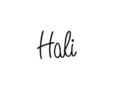 Create a beautiful signature design for name Hali. With this signature (Angelique-Rose-font-FFP) fonts, you can make a handwritten signature for free. Hali signature style 5 images and pictures png