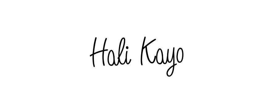 Best and Professional Signature Style for Hali Kayo. Angelique-Rose-font-FFP Best Signature Style Collection. Hali Kayo signature style 5 images and pictures png