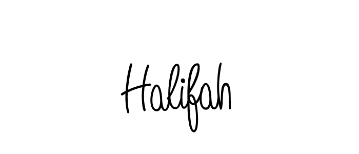 The best way (Angelique-Rose-font-FFP) to make a short signature is to pick only two or three words in your name. The name Halifah include a total of six letters. For converting this name. Halifah signature style 5 images and pictures png