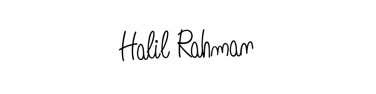 Best and Professional Signature Style for Halil Rahman. Angelique-Rose-font-FFP Best Signature Style Collection. Halil Rahman signature style 5 images and pictures png