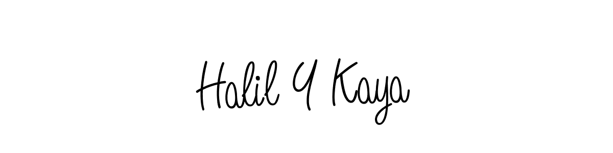 Make a short Halil Y Kaya signature style. Manage your documents anywhere anytime using Angelique-Rose-font-FFP. Create and add eSignatures, submit forms, share and send files easily. Halil Y Kaya signature style 5 images and pictures png