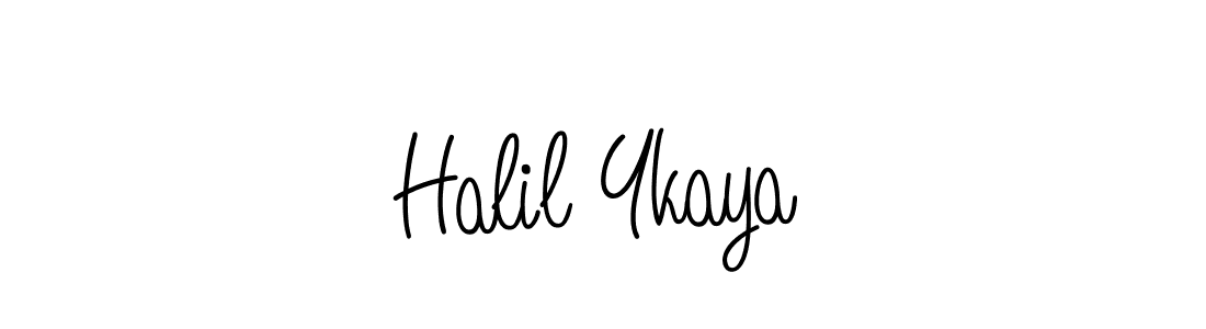 How to make Halil Ykaya signature? Angelique-Rose-font-FFP is a professional autograph style. Create handwritten signature for Halil Ykaya name. Halil Ykaya signature style 5 images and pictures png