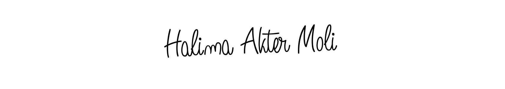 How to Draw Halima Akter Moli signature style? Angelique-Rose-font-FFP is a latest design signature styles for name Halima Akter Moli. Halima Akter Moli signature style 5 images and pictures png