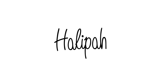 The best way (Angelique-Rose-font-FFP) to make a short signature is to pick only two or three words in your name. The name Halipah include a total of six letters. For converting this name. Halipah signature style 5 images and pictures png