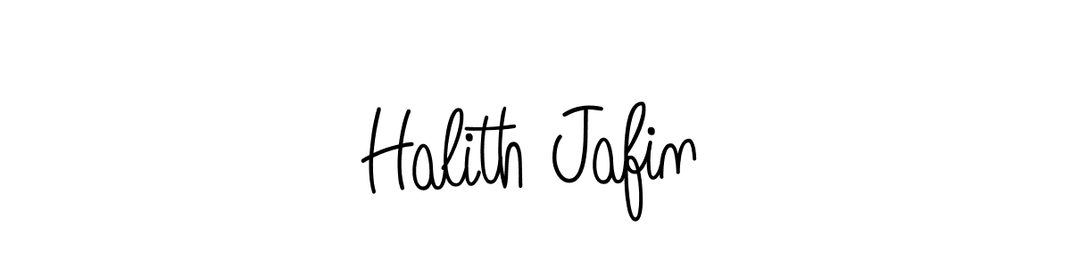 Create a beautiful signature design for name Halith Jafin. With this signature (Angelique-Rose-font-FFP) fonts, you can make a handwritten signature for free. Halith Jafin signature style 5 images and pictures png