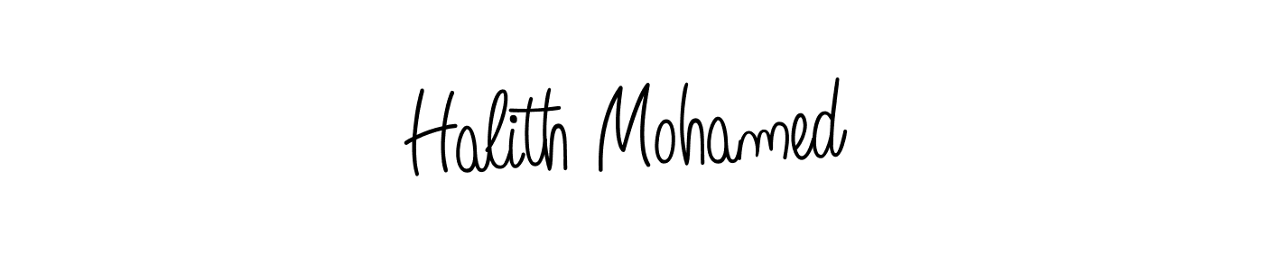 Check out images of Autograph of Halith Mohamed name. Actor Halith Mohamed Signature Style. Angelique-Rose-font-FFP is a professional sign style online. Halith Mohamed signature style 5 images and pictures png