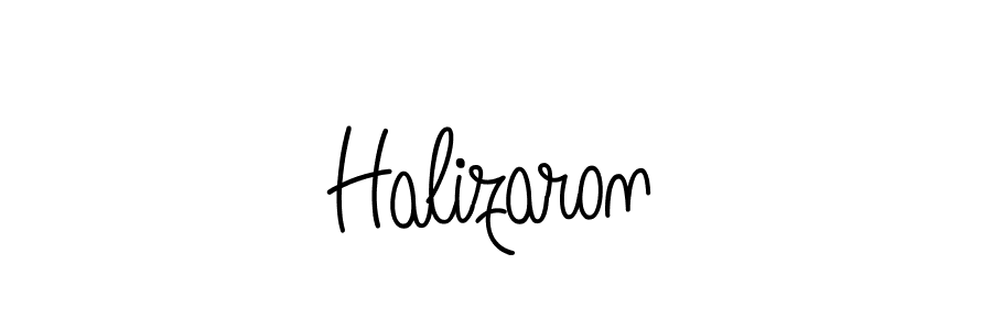 How to Draw Halizaron signature style? Angelique-Rose-font-FFP is a latest design signature styles for name Halizaron. Halizaron signature style 5 images and pictures png