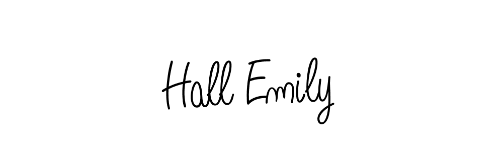 Also You can easily find your signature by using the search form. We will create Hall Emily name handwritten signature images for you free of cost using Angelique-Rose-font-FFP sign style. Hall Emily signature style 5 images and pictures png