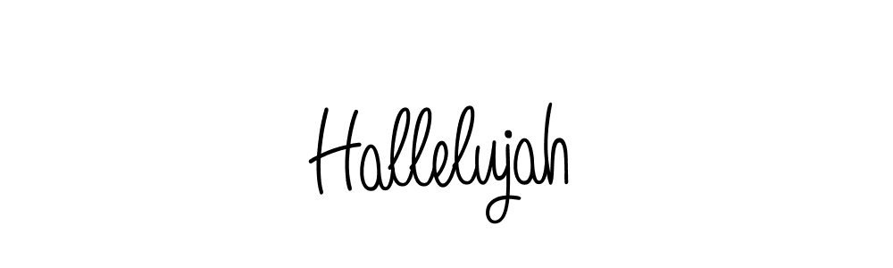 Also You can easily find your signature by using the search form. We will create Hallelujah name handwritten signature images for you free of cost using Angelique-Rose-font-FFP sign style. Hallelujah signature style 5 images and pictures png