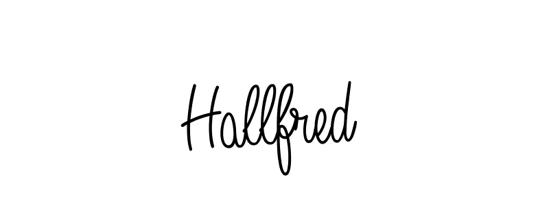 Use a signature maker to create a handwritten signature online. With this signature software, you can design (Angelique-Rose-font-FFP) your own signature for name Hallfred. Hallfred signature style 5 images and pictures png