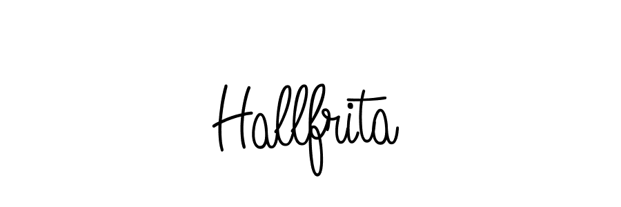 Also we have Hallfrita name is the best signature style. Create professional handwritten signature collection using Angelique-Rose-font-FFP autograph style. Hallfrita signature style 5 images and pictures png