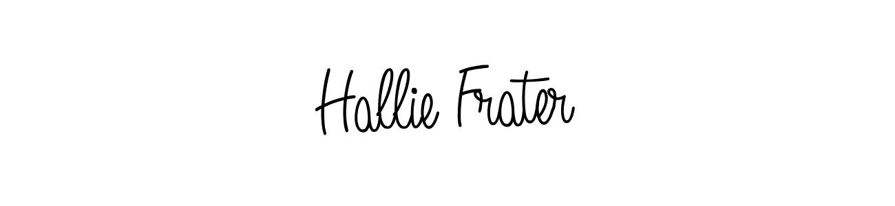Here are the top 10 professional signature styles for the name Hallie Frater. These are the best autograph styles you can use for your name. Hallie Frater signature style 5 images and pictures png