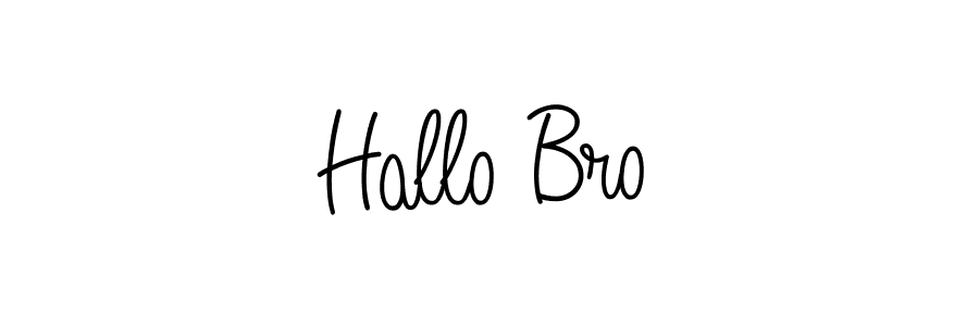 Make a short Hallo Bro signature style. Manage your documents anywhere anytime using Angelique-Rose-font-FFP. Create and add eSignatures, submit forms, share and send files easily. Hallo Bro signature style 5 images and pictures png