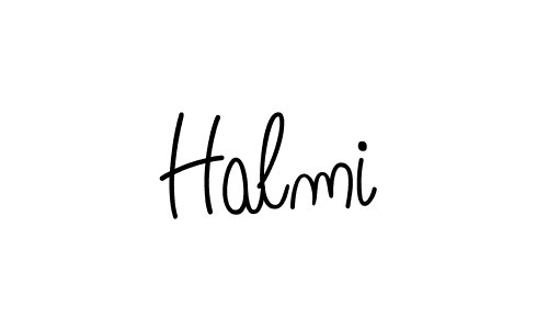 How to Draw Halmi signature style? Angelique-Rose-font-FFP is a latest design signature styles for name Halmi. Halmi signature style 5 images and pictures png