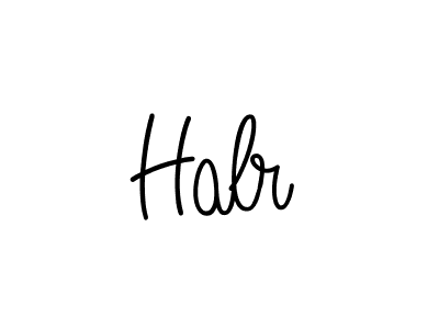 Make a beautiful signature design for name Halr. With this signature (Angelique-Rose-font-FFP) style, you can create a handwritten signature for free. Halr signature style 5 images and pictures png