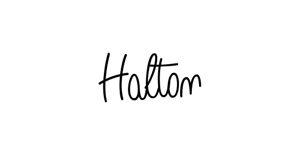 Design your own signature with our free online signature maker. With this signature software, you can create a handwritten (Angelique-Rose-font-FFP) signature for name Halton. Halton signature style 5 images and pictures png