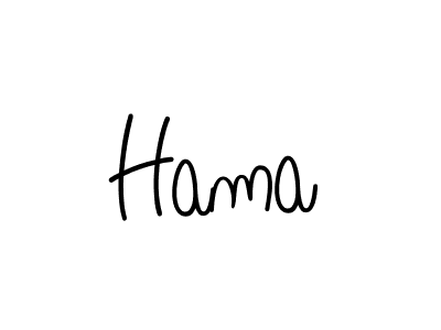 How to make Hama signature? Angelique-Rose-font-FFP is a professional autograph style. Create handwritten signature for Hama name. Hama signature style 5 images and pictures png