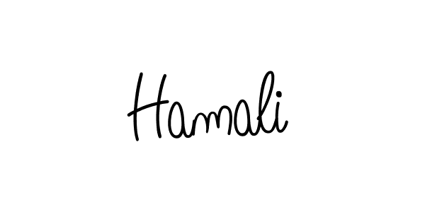 Once you've used our free online signature maker to create your best signature Angelique-Rose-font-FFP style, it's time to enjoy all of the benefits that Hamali name signing documents. Hamali signature style 5 images and pictures png