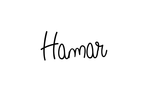 Create a beautiful signature design for name Hamar. With this signature (Angelique-Rose-font-FFP) fonts, you can make a handwritten signature for free. Hamar signature style 5 images and pictures png