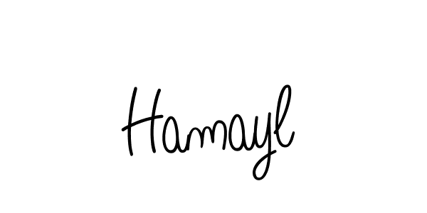 Also we have Hamayl name is the best signature style. Create professional handwritten signature collection using Angelique-Rose-font-FFP autograph style. Hamayl signature style 5 images and pictures png