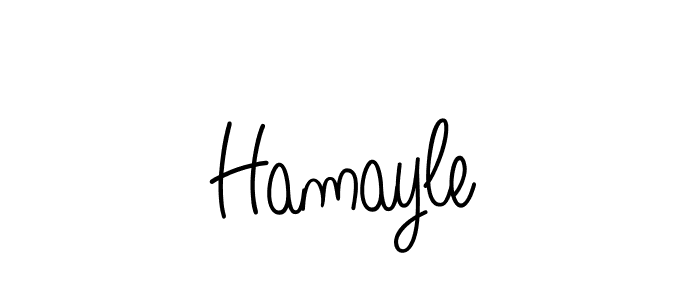 Also we have Hamayle name is the best signature style. Create professional handwritten signature collection using Angelique-Rose-font-FFP autograph style. Hamayle signature style 5 images and pictures png