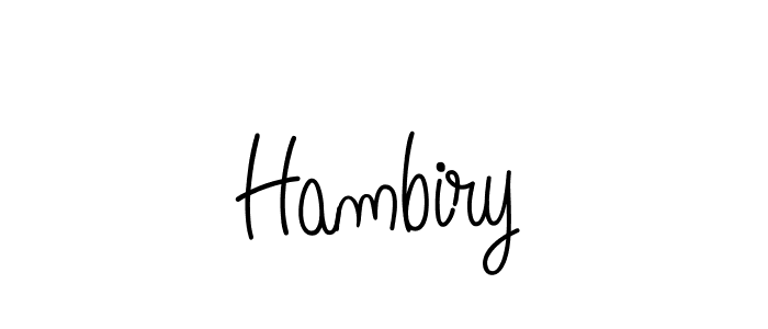 if you are searching for the best signature style for your name Hambiry. so please give up your signature search. here we have designed multiple signature styles  using Angelique-Rose-font-FFP. Hambiry signature style 5 images and pictures png