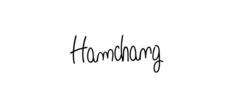 Check out images of Autograph of Hamchang name. Actor Hamchang Signature Style. Angelique-Rose-font-FFP is a professional sign style online. Hamchang signature style 5 images and pictures png