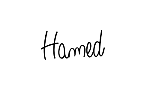 Also we have Hamed name is the best signature style. Create professional handwritten signature collection using Angelique-Rose-font-FFP autograph style. Hamed signature style 5 images and pictures png