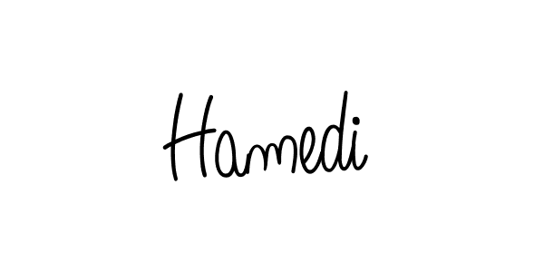 You can use this online signature creator to create a handwritten signature for the name Hamedi. This is the best online autograph maker. Hamedi signature style 5 images and pictures png